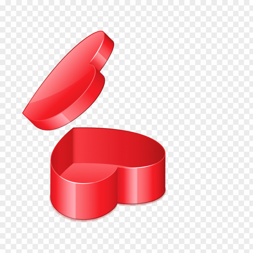 Valentine's Day Box Red Adobe Illustrator PNG