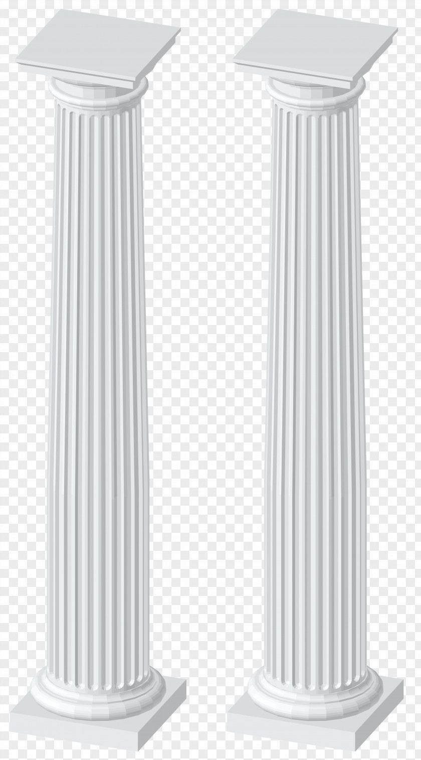 White Columns Transparent Clip Art Image Angle PNG