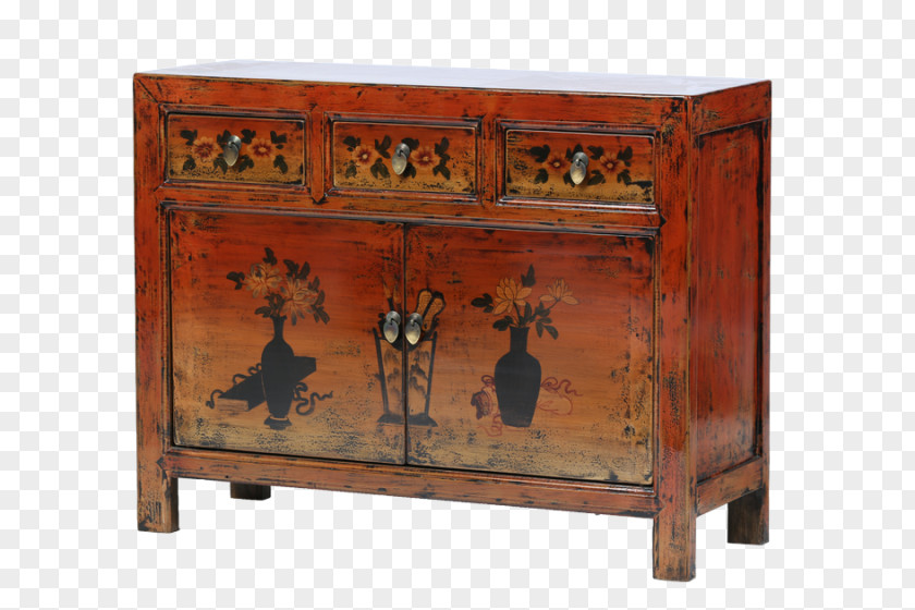 Wood Buffets & Sideboards Chinese Furniture Drawer Chiffonier PNG