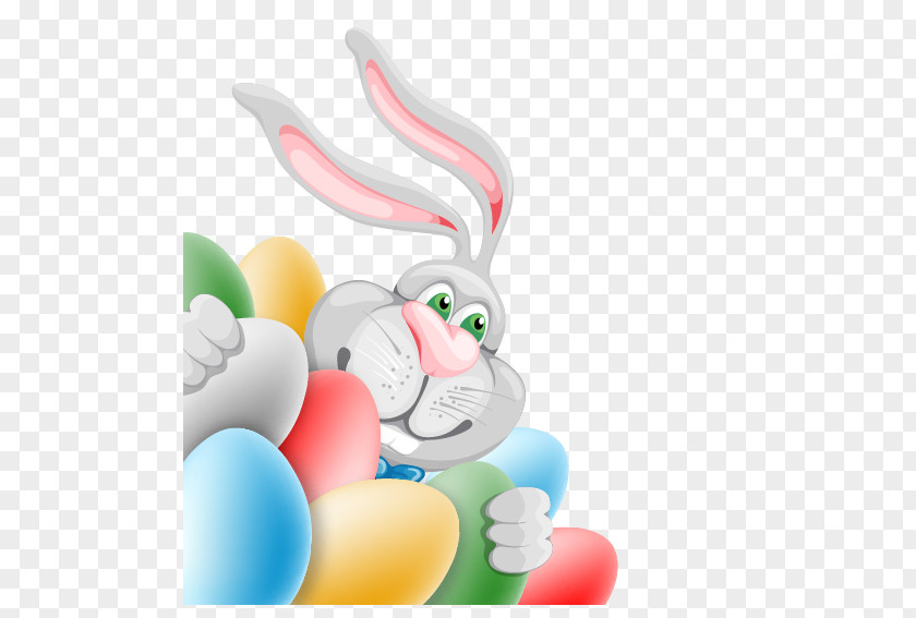Bunny And Eggs Easter Rabbit Egg PNG