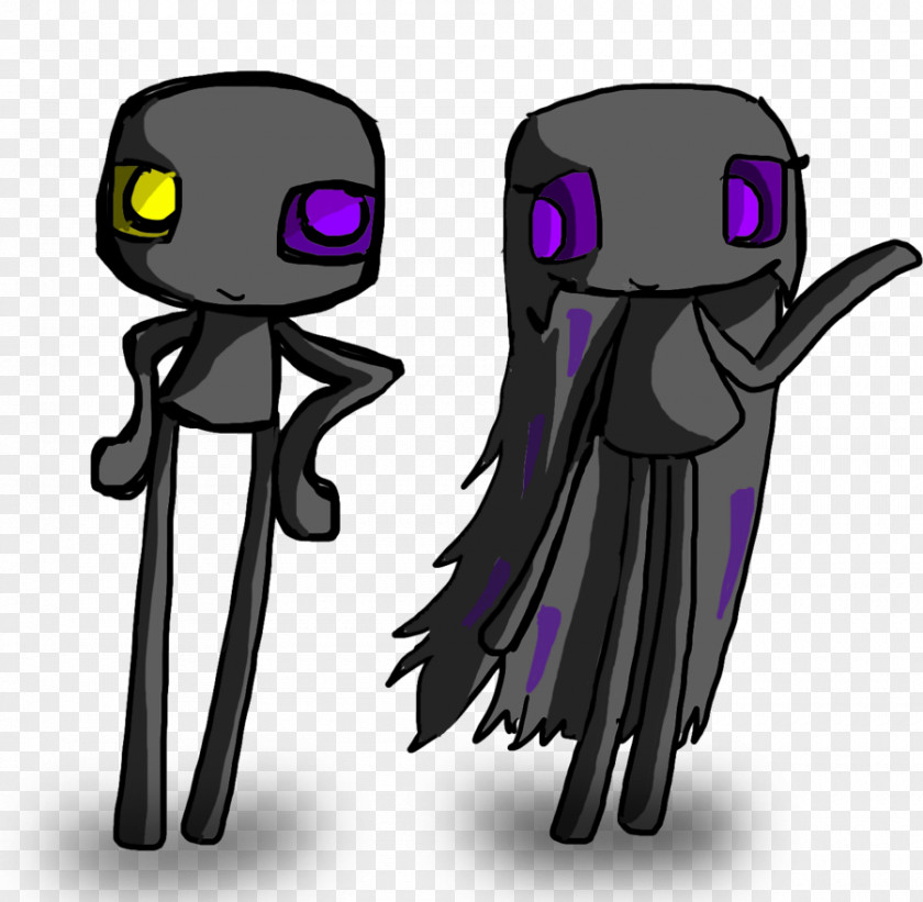 Enderman Streamer Minecraft Character Drawing Image PNG