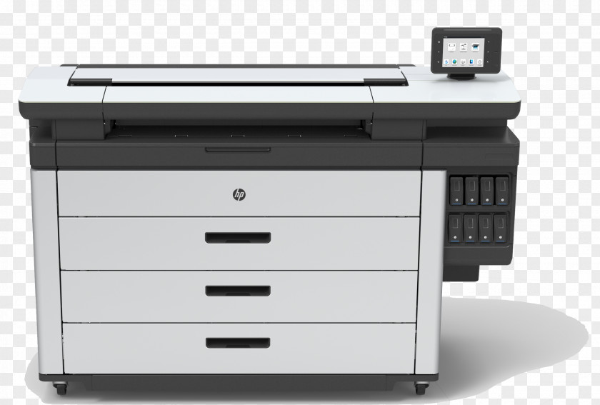 Hewlett-packard Laser Printing Hewlett-Packard Plotter Wide-format Printer PNG