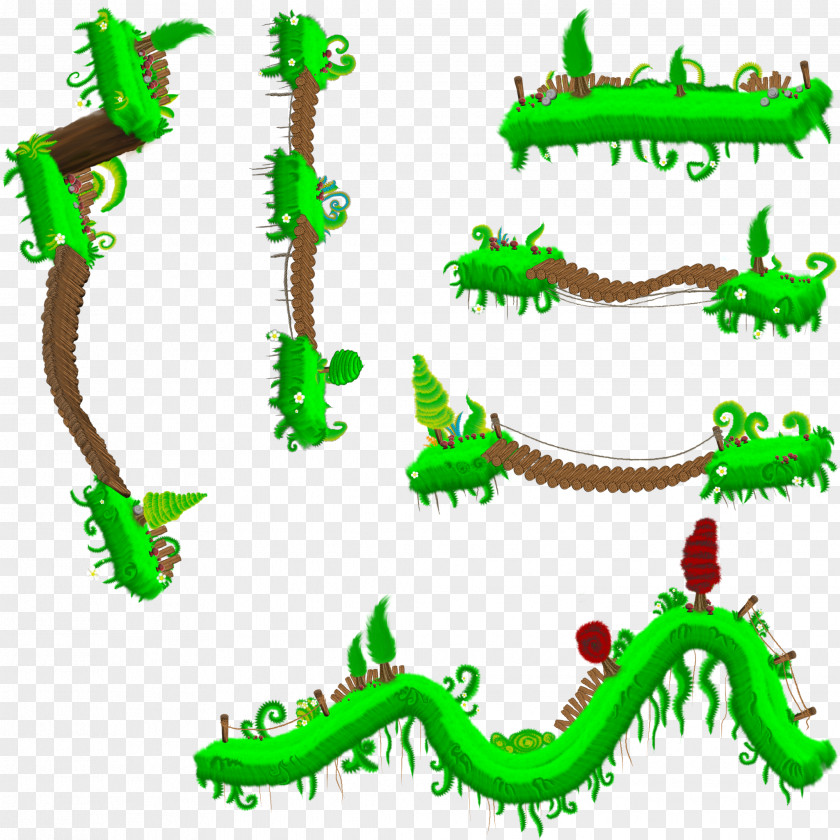 Spritesheet Plant Stem Character Line Fiction Clip Art PNG