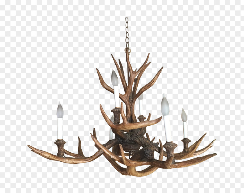 Antler Light Fixture Chandelier Lighting PNG