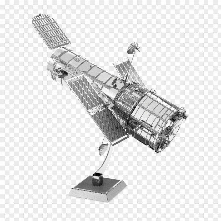Earth Hubble Space Telescope Low Orbit Shuttle Discovery Metal PNG