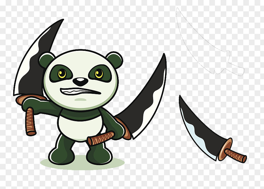 Styling Design, Cartoon Image, Bear, Bear Giant Panda Illustration PNG