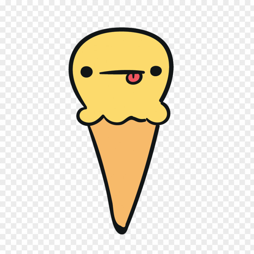 Vector Tongue Small Ice Cream Creative Download Clip Art PNG