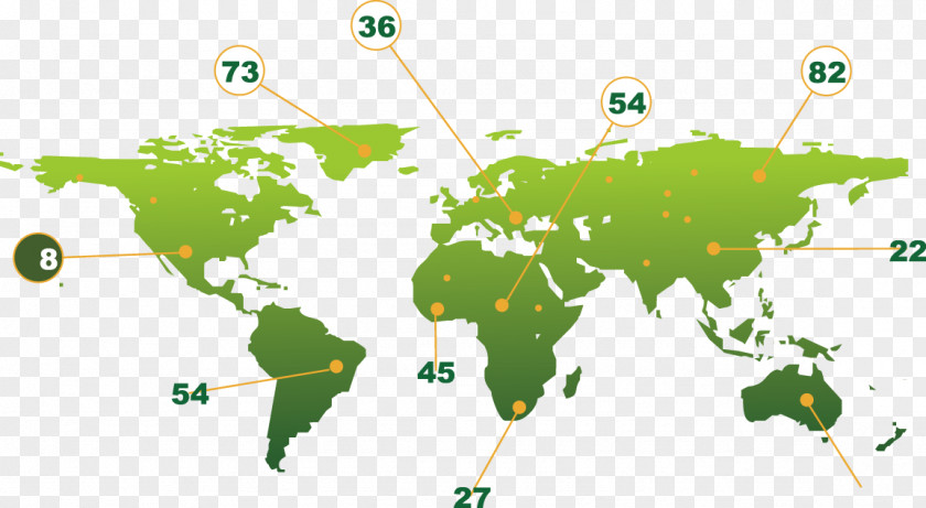 World Map Vector Creative Design Diagram Data Numbers Globe PNG