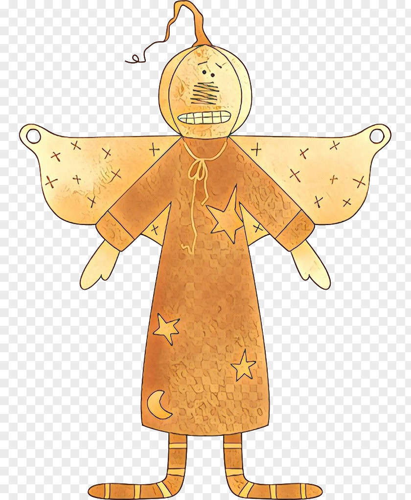 Angel Cartoon Costume Design PNG