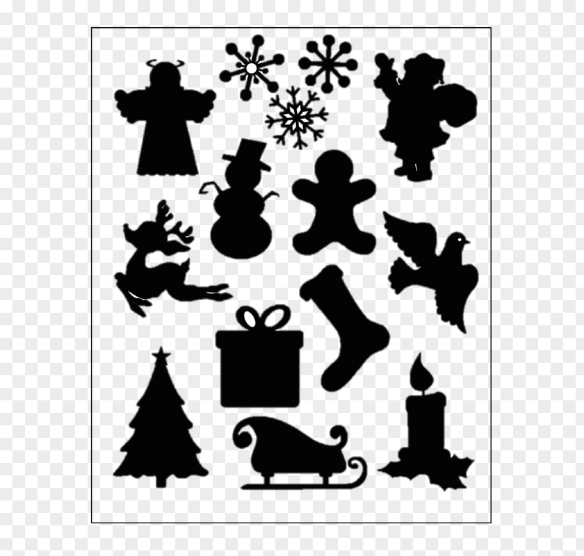 Christmas Silhouette Holiday Clip Art PNG