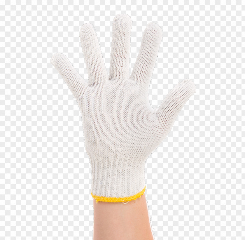 Cotton Gloves Thumb Hand Model Glove PNG