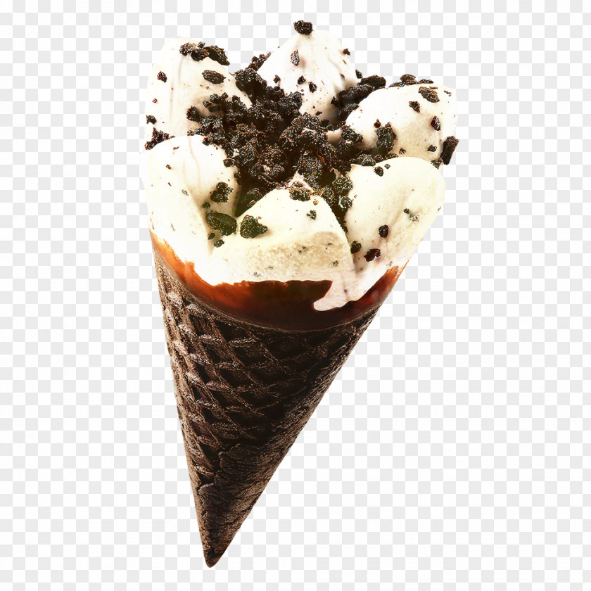 Dairy Ingredient Ice Cream Cone Background PNG