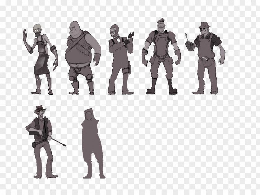 Design Team Fortress 2 Concept Art Video Game PNG