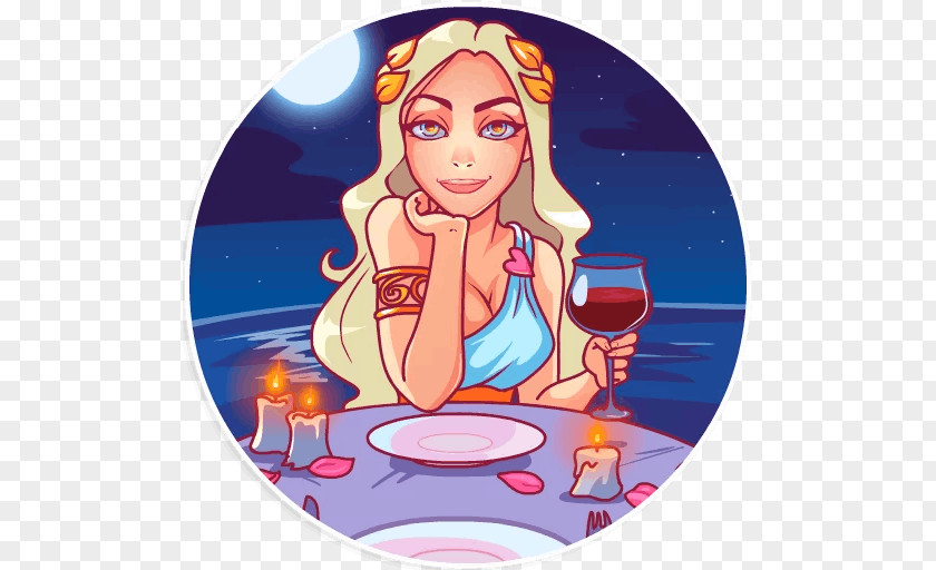 Mythology Sticker Aphrodite Telegram VKontakte Character PNG