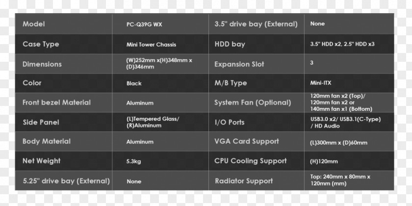 Chinese Bian Lian Power Supply Unit Li ATX Mini-ITX Personal Computer PNG