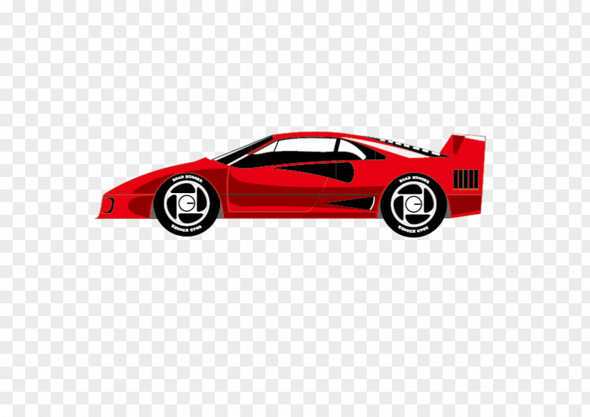 Red Sports Car Supercar PNG
