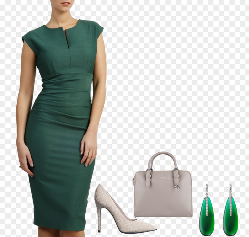 Dress Clothing Diva Catwalk Runway Green PNG