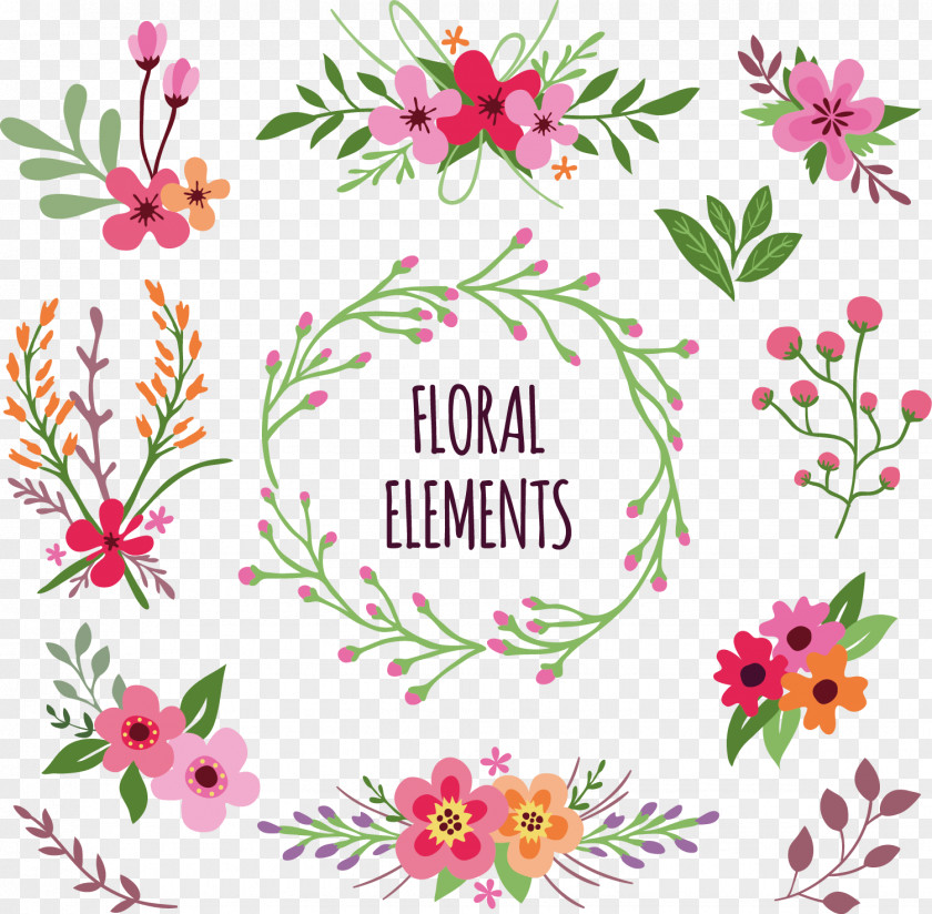 Floral Elements Free Download Flower Clip Art PNG