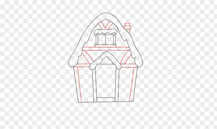 House Draw Line Art PNG