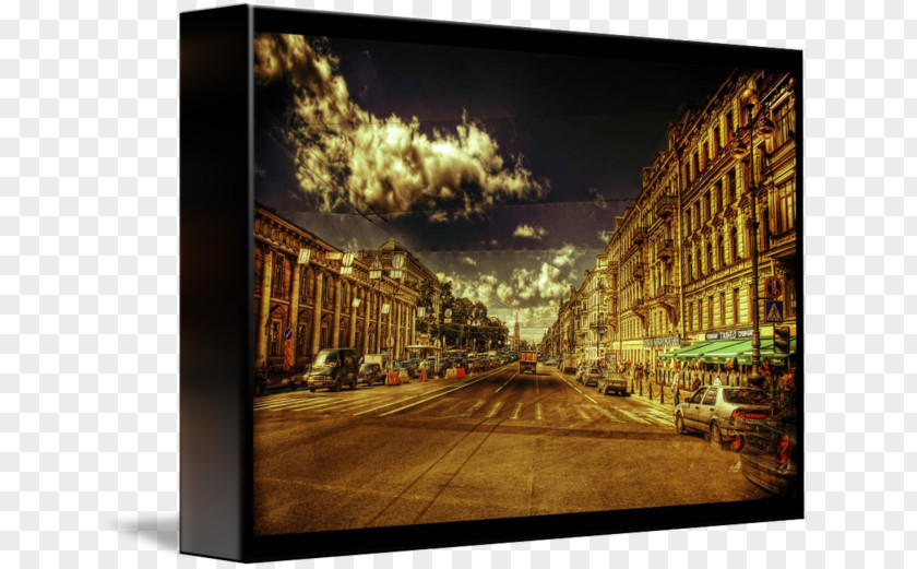 Long Road Painting Picture Frames Sky Plc PNG