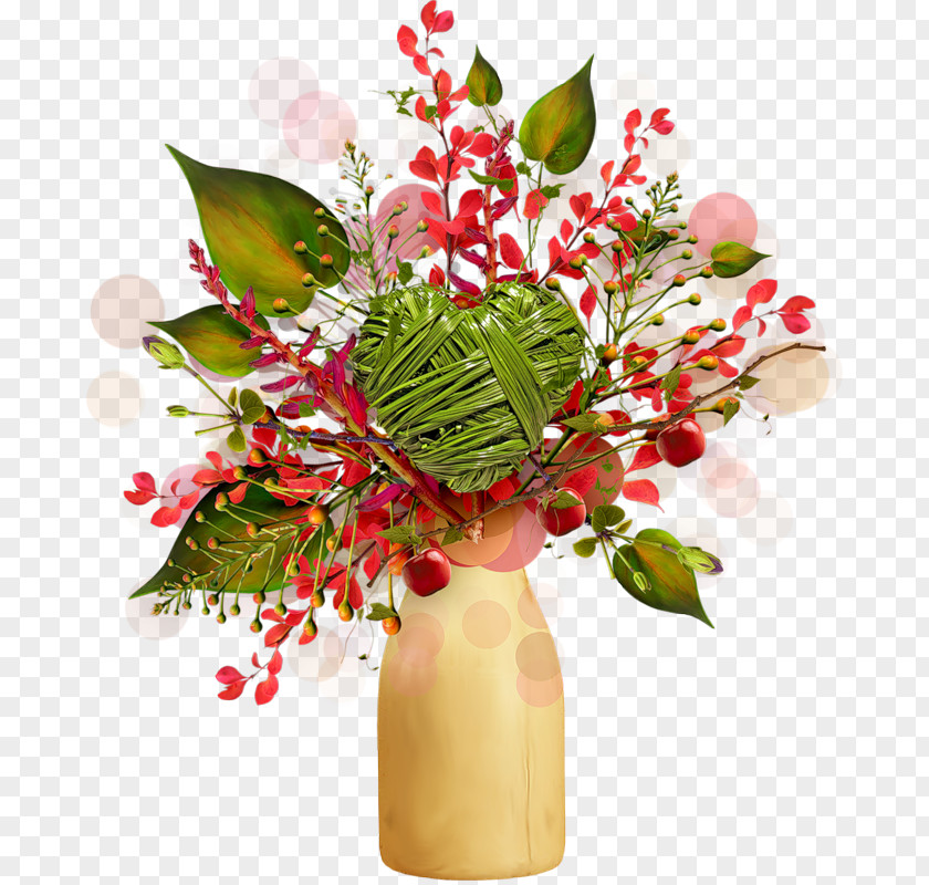 Parterre Vase Flower Bouquet Cut Flowers Glass PNG