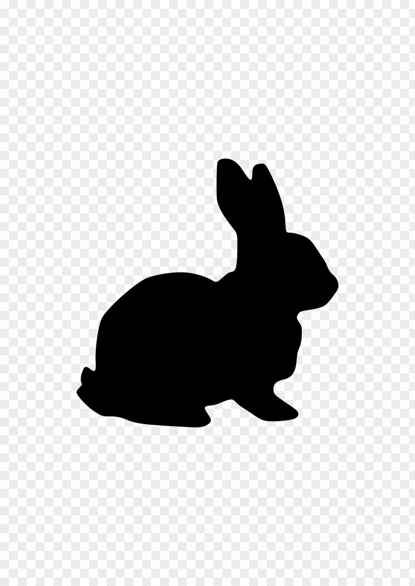 Shadow Easter Bunny White Rabbit Hare Clip Art PNG