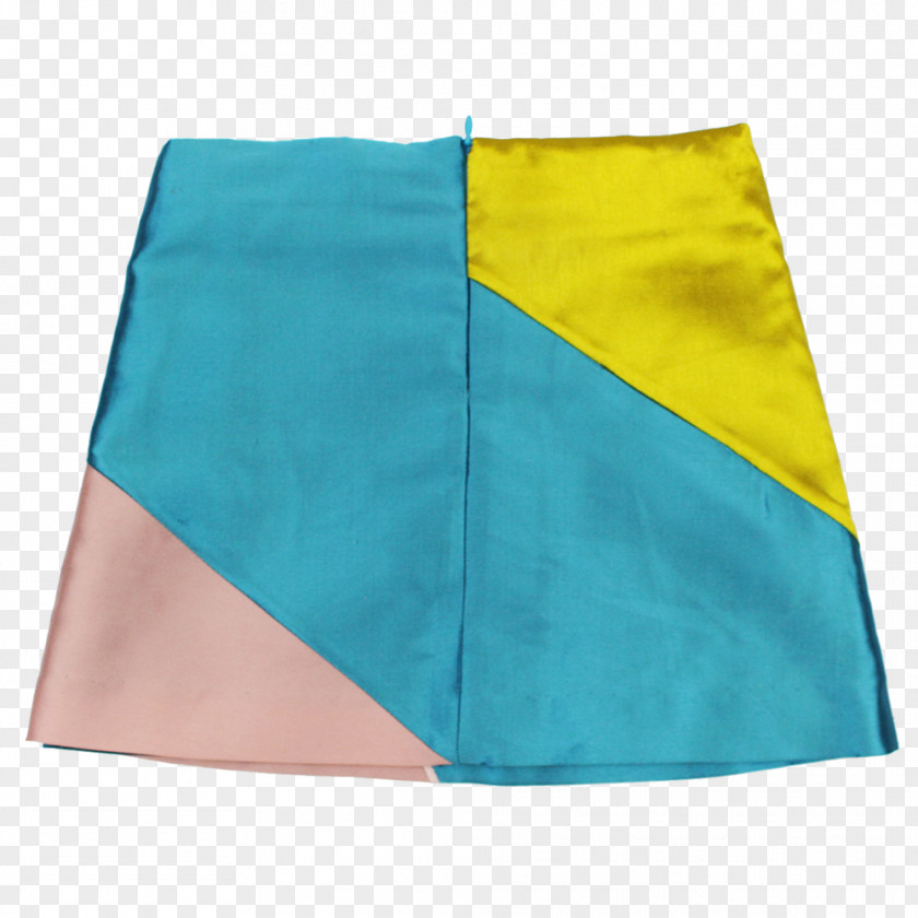 Short Skirt Trunks Turquoise Pocket PNG