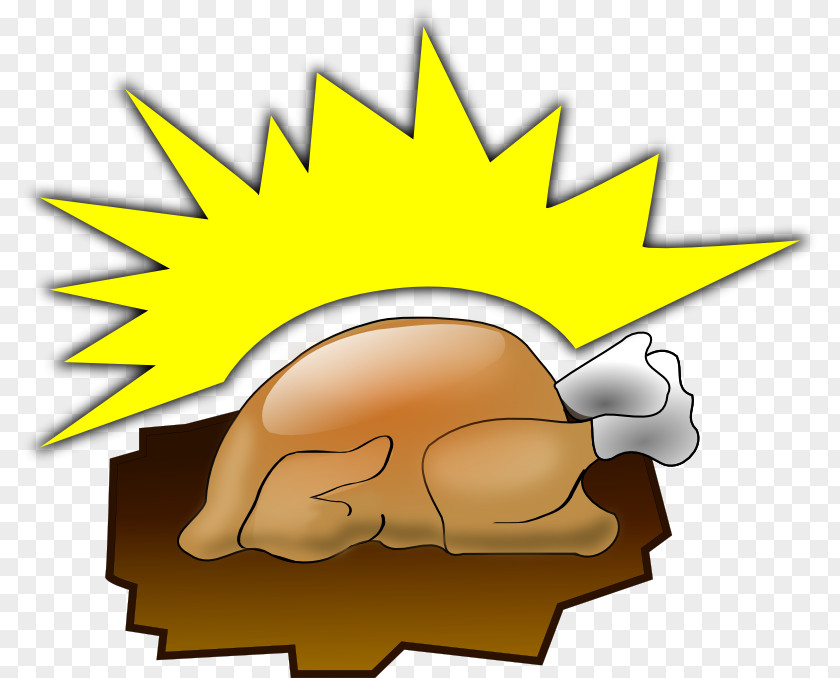 Thanksgiving Food Art Turkey Meat Roasting Clip PNG
