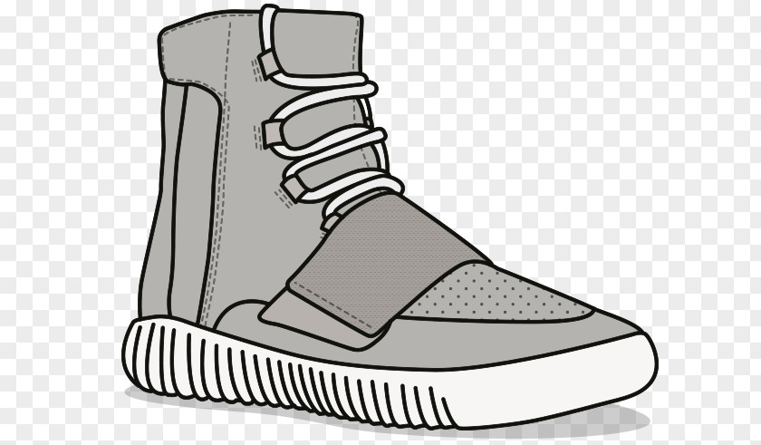 Adidas Clip Art Shoe Yeezy Boost 750 'Chocolate Mens Openclipart Vector Graphics PNG