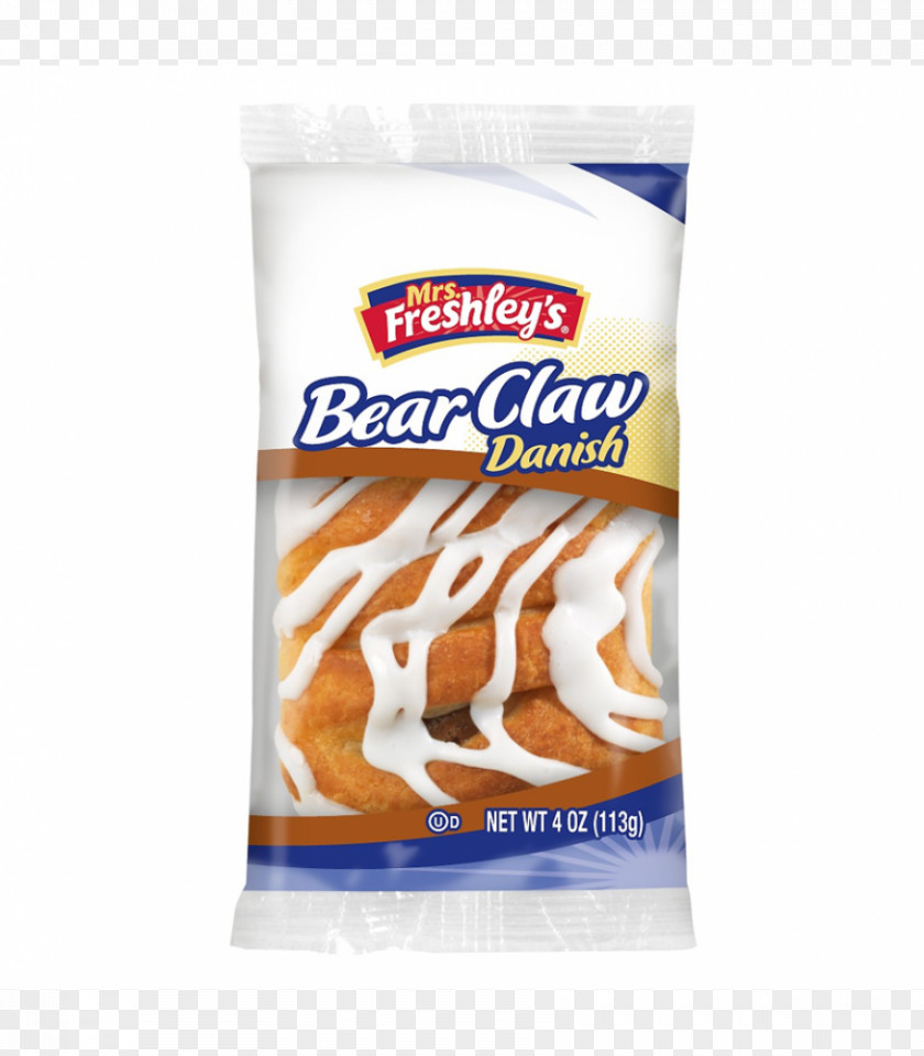 Cake Bear Claw Danish Pastry Cream PNG