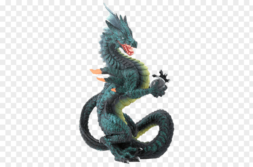 Dragon Chinese Figurine Statue Fantasy PNG