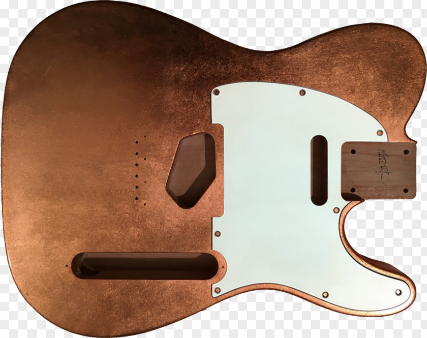 Metallic Copper Acoustic Guitar Fender Telecaster Custom Thinline PNG