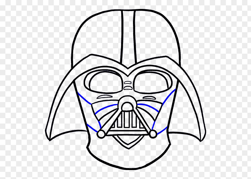 Semicircle Anakin Skywalker Drawing Darth Maul Step Sketch PNG