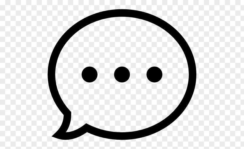 Smiley Text Speech Balloon Conversation PNG
