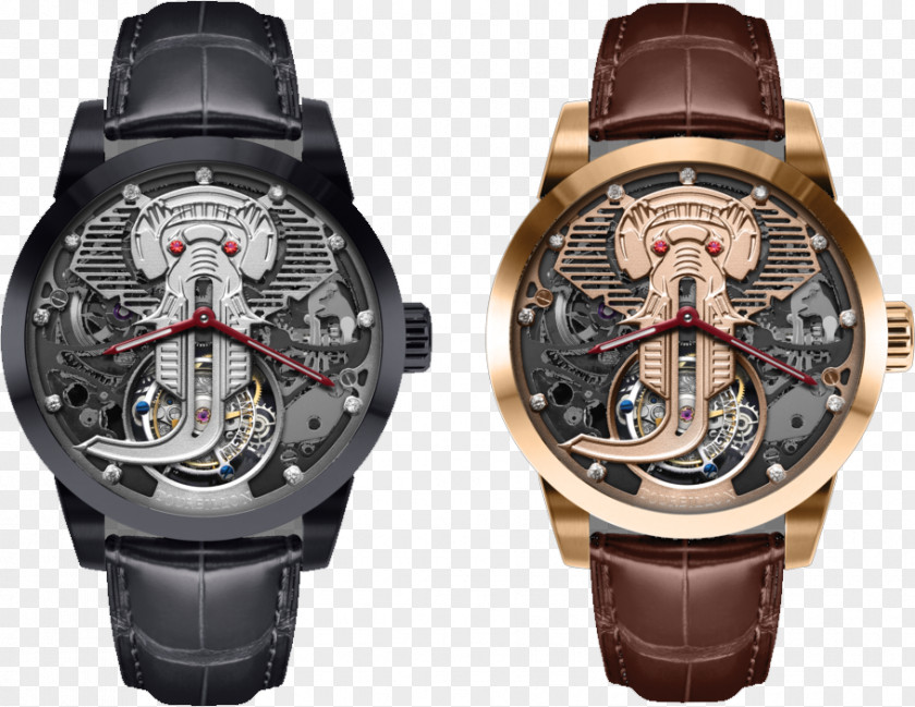 Watch Automatic Tourbillon Memorigin Strap PNG