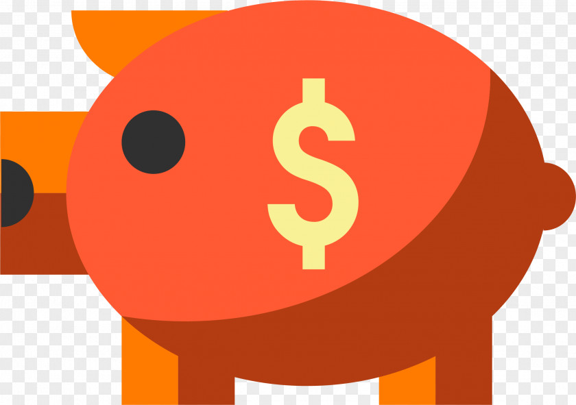 Cartoon Pig Piggy Bank Finance Bond Clip Art PNG