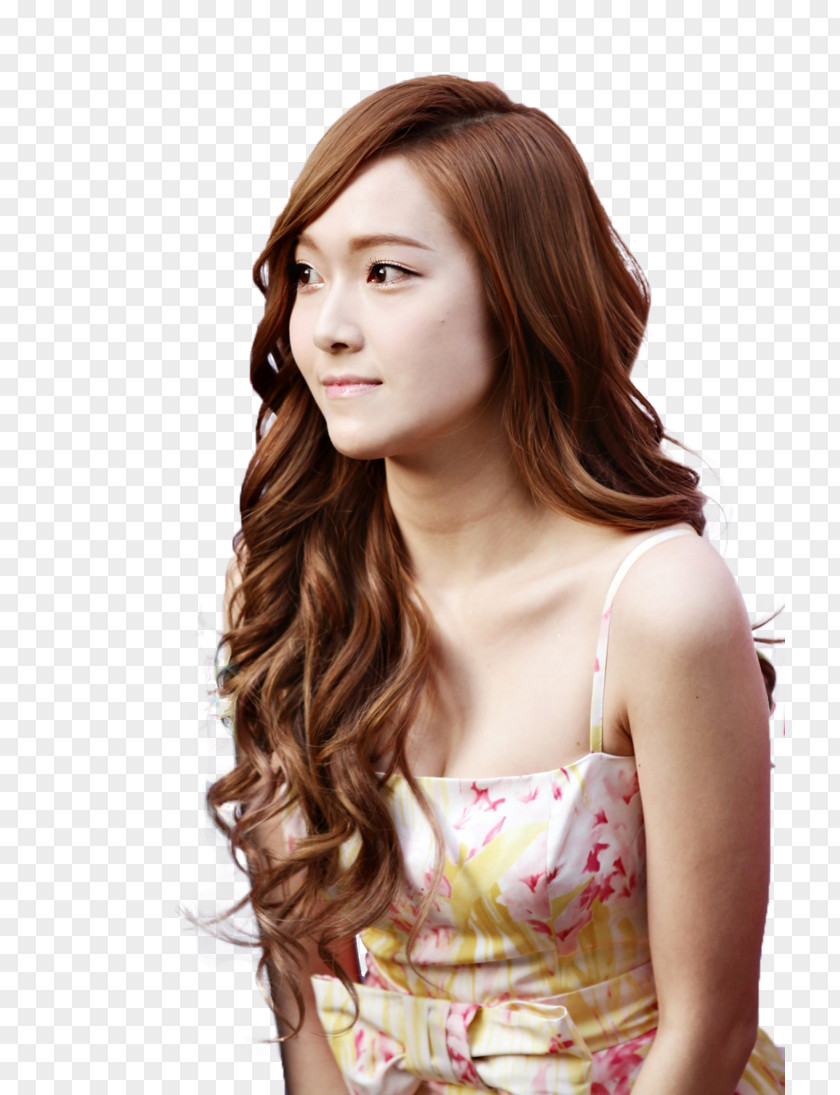 Model Jessica Jung Long Hair Coloring Ppomppu PNG