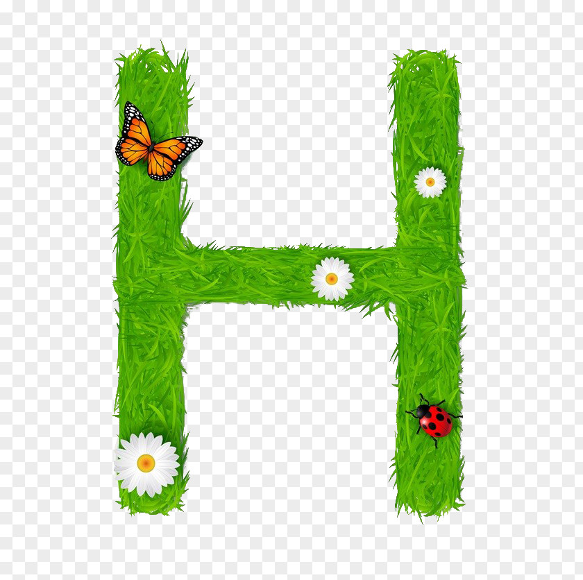 Environmentally Friendly Letter H Drawing Stock Illustration PNG