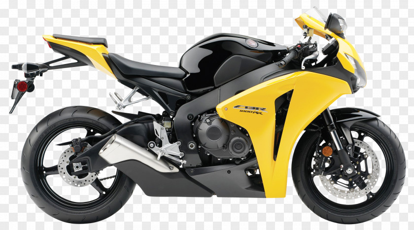 Honda CBR 1000RR Yellow Motorcycle Bike CBR1000RR Car Yamaha YZF-R1 PNG