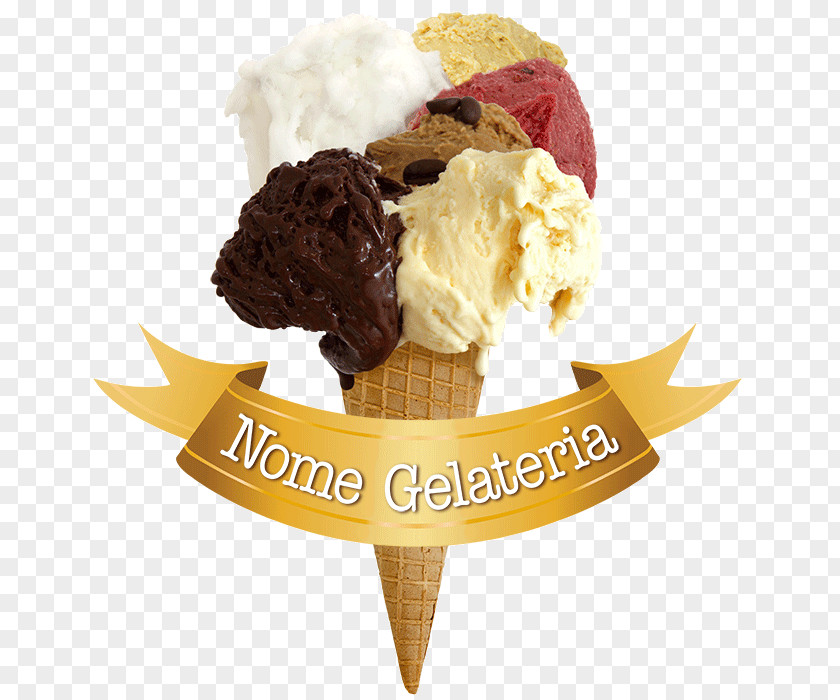 Ice Cream Cones Cafe Italian PNG