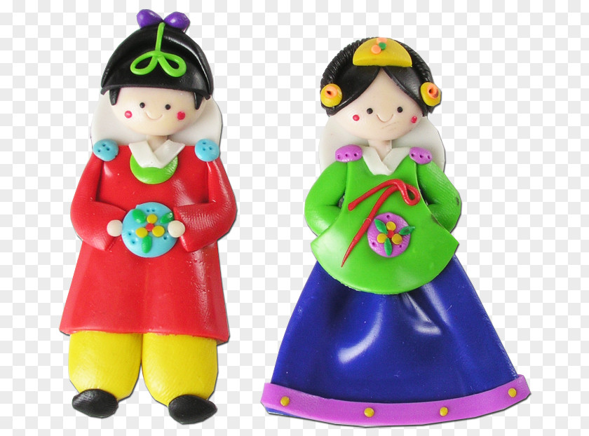 Korean Imports Doll Korea Refrigerator Magnets Craft PNG