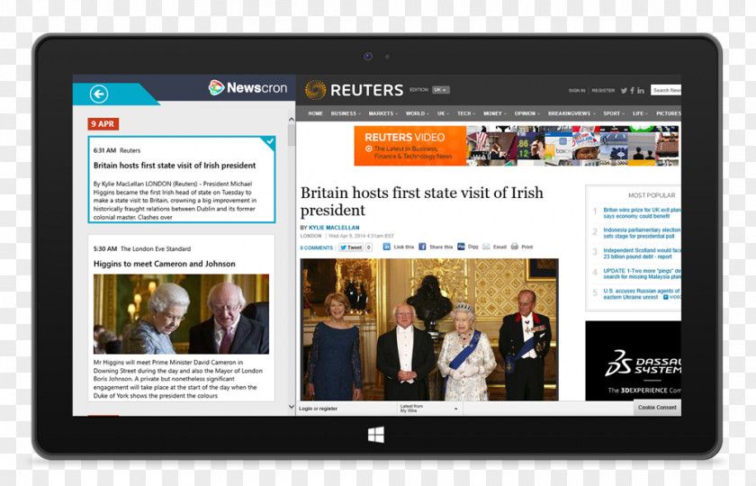 News Aggregator Web Page Digital Journalism New Media Display Advertising PNG