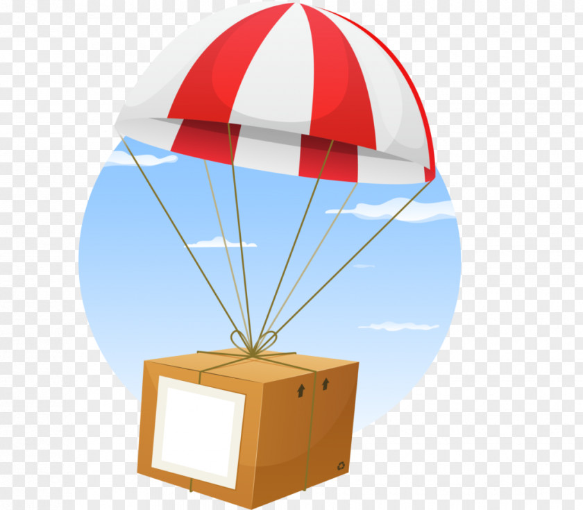 Parachute Box Clip Art PNG