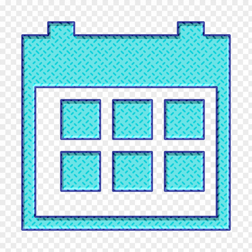 Rectangle Teal Book Icon Calendar Date PNG