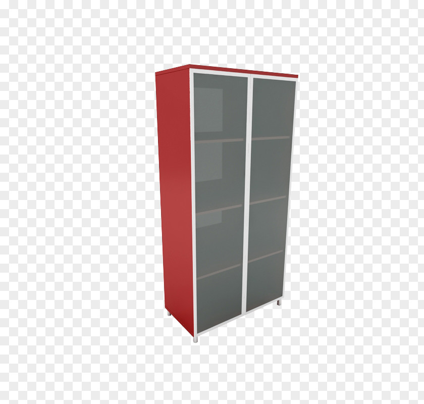 Red Cupboard Shelf Sideboard Bookcase PNG