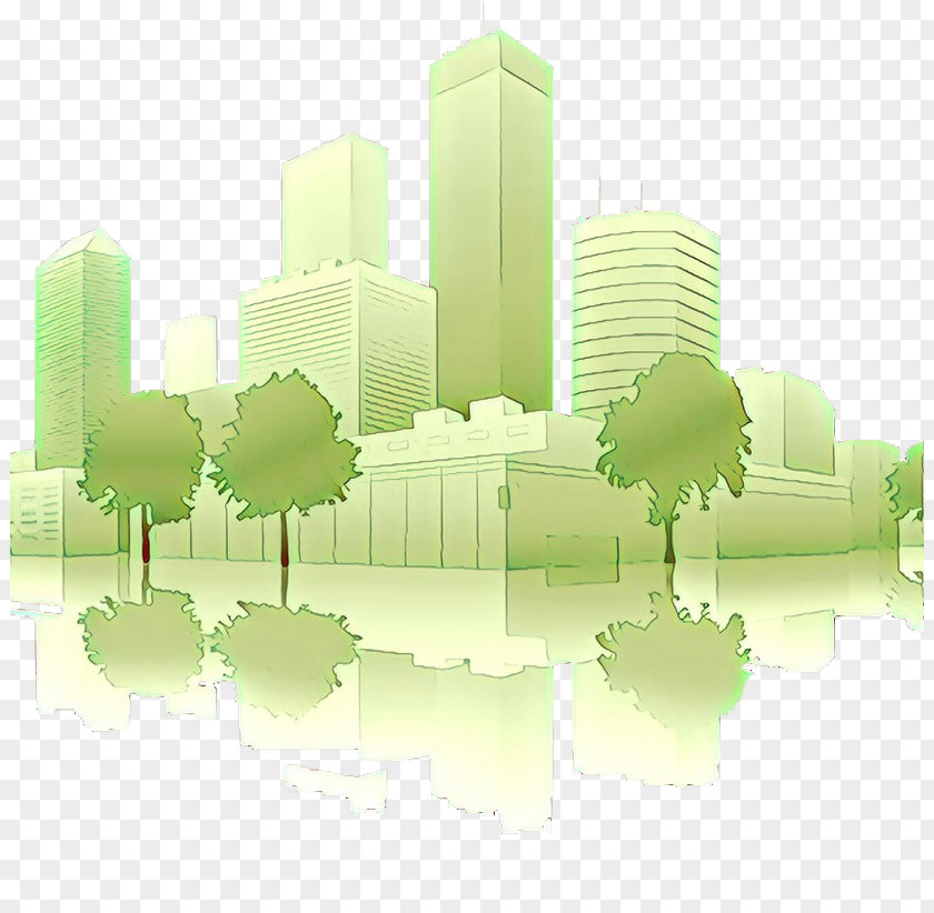 Skyscraper Real Estate Green City Human Settlement Urban Design Skyline PNG