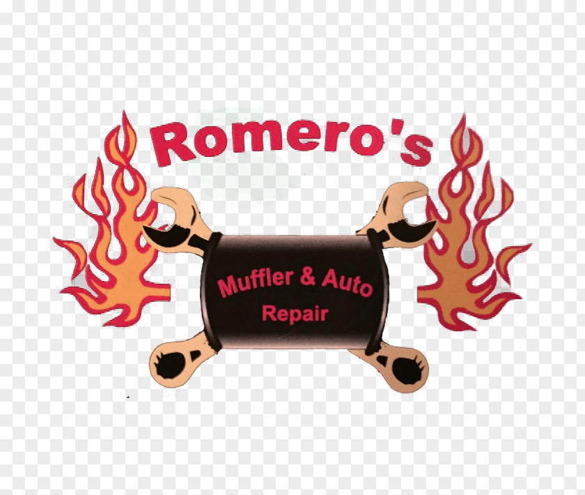 Automobile Repair Romero's Mufflers Exhaust System Car Motor Vehicle Service PNG