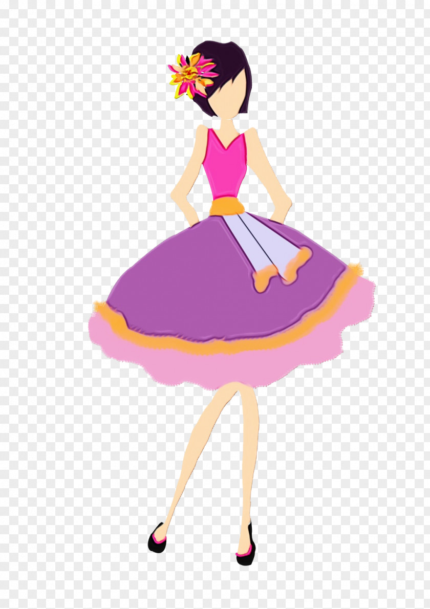 Barbie Costume Design Shoe Cartoon Dress PNG