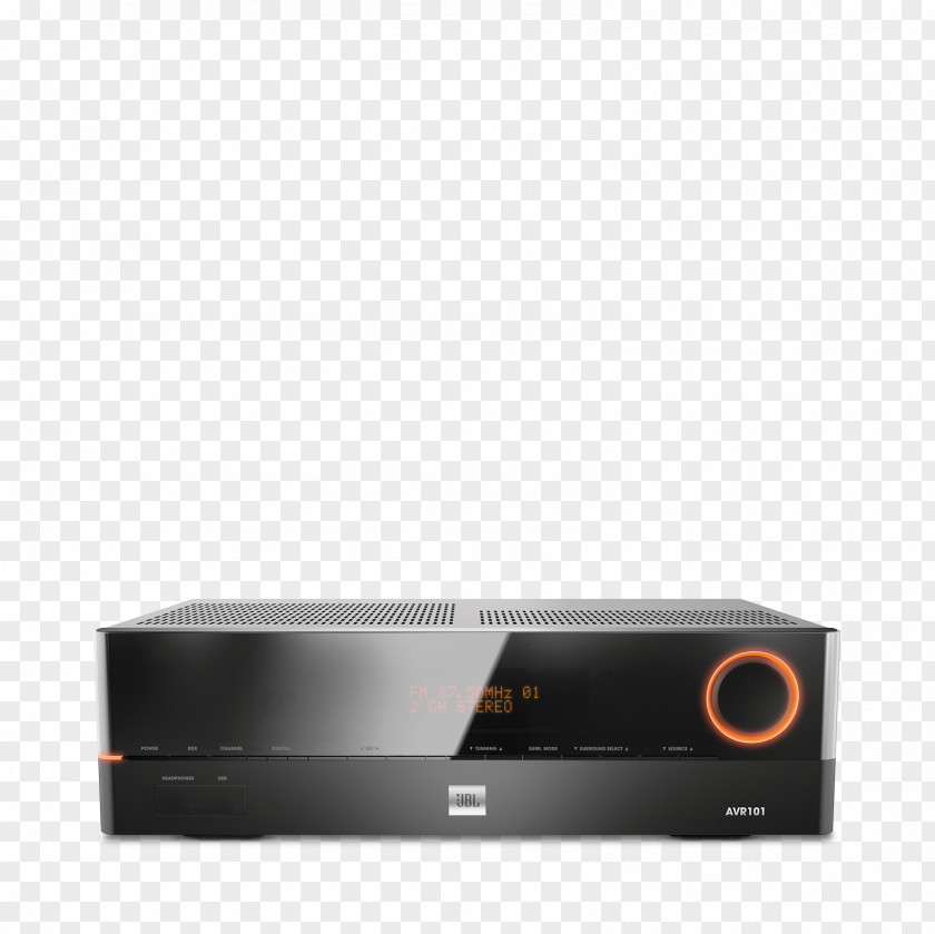 Stereo Digital AV Receiver Harman Kardon Audio JBL 5.1 Surround Sound PNG