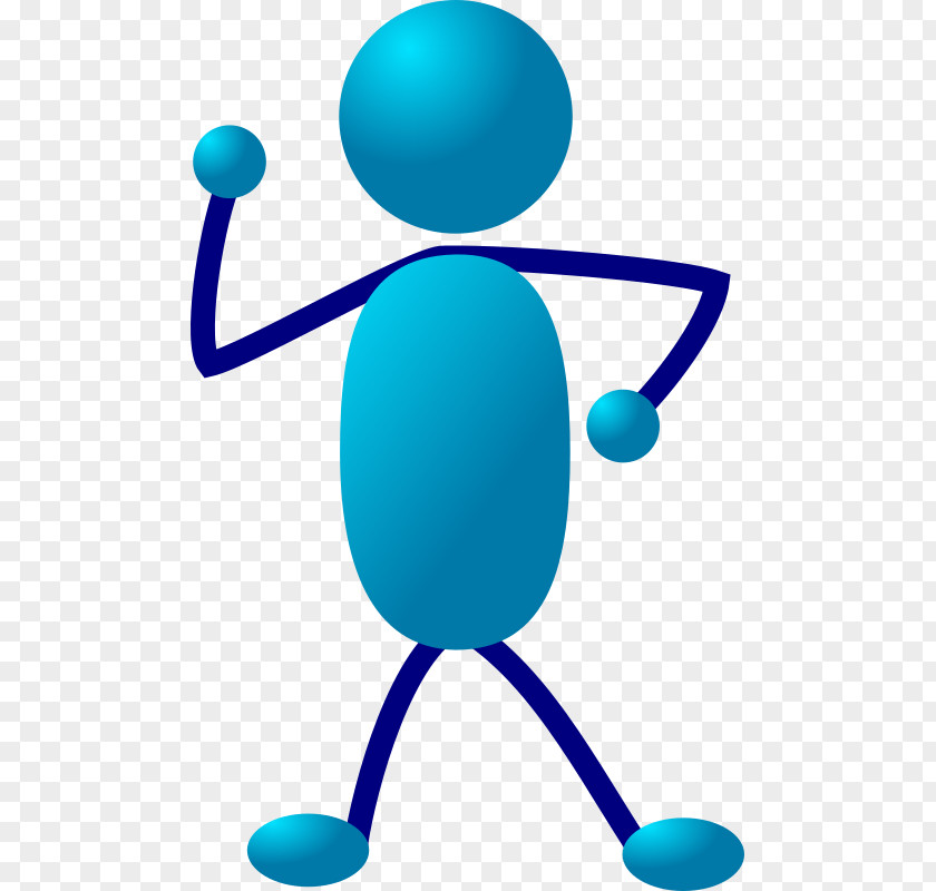 Blue People Cliparts Stick Figure Clip Art PNG